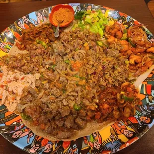 a plate of food