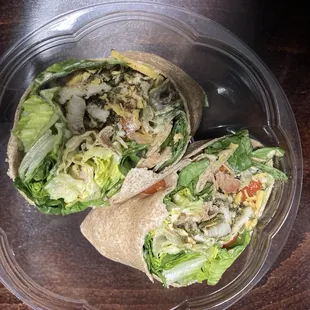 Southwest wrap with chicken