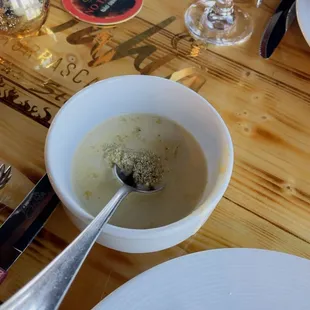 Seafood soup is very good