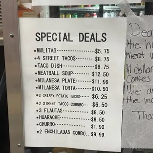 Specials