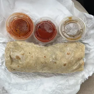 Potato breakfast burrito