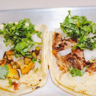 Grilled chicken and carnitas