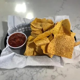 tortilla chips and salsa