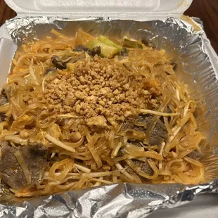 Beef Pad Thai