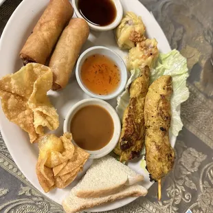 Sampler platter