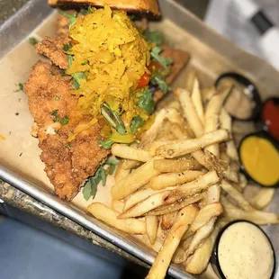 Pork Schnitzel Sandwich