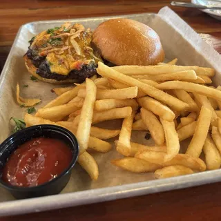 Pimiento and Pepper Jam Burger