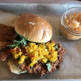 Pork Schnitzel Sandwich