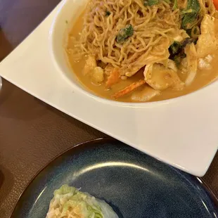 N6. House Special Noodle Curry but made with angel hair