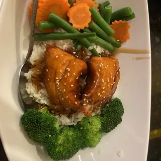 Salmon Teriyaki Rice Bowl