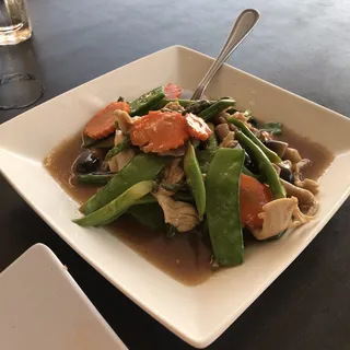 Asparagus & Snow Peas