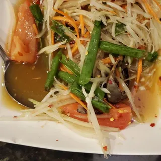 Cucumber Salad with Crab