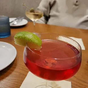 Our martini's were prepared with Grey Goose Vodka