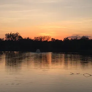 Sunset over Bailey Lake