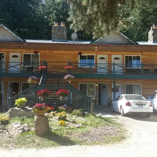 Front of lodge.