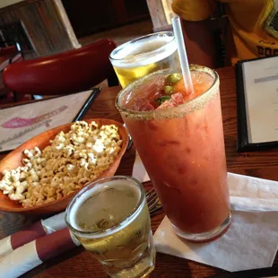 A Bloody Mary for the Sunday meat raffle!
