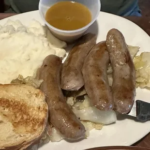 Bangers and mash