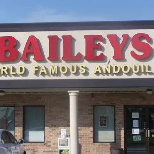 a car parked in front of the building