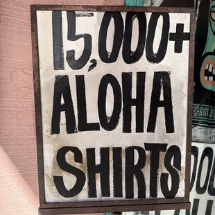 Here is the how many shirts they have.