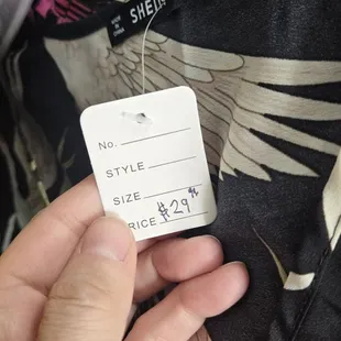 Shein but most shirts are local