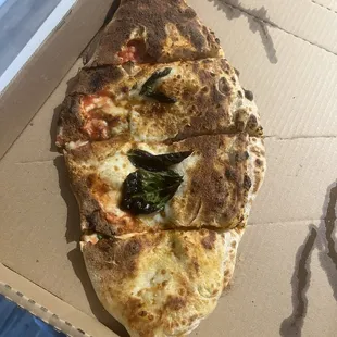 Calzone with red sauce