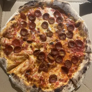 Pepperoni pizza