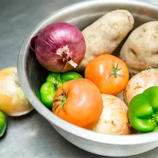 a bowl of vegetables