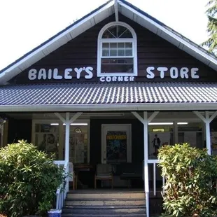 the entrance to bailey&apos;s corner store