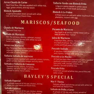 Side 2 of menu dtd 10/30/31