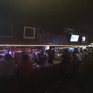 people sitting at the bar