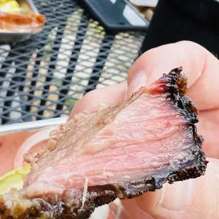 Jumbo Brisket Sandwich you can squeeze the flavor! Oh my ...