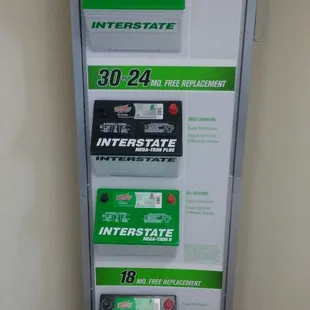 Interstate batteries
For all makes and models