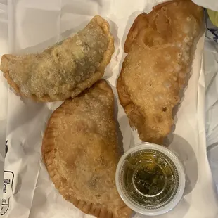 All 3 empanadas
