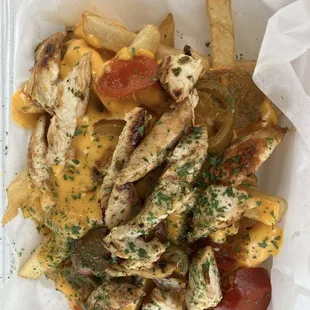 Diablo chicken fries