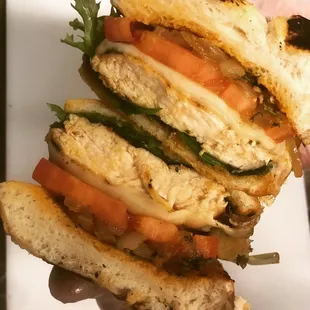 Grilled chicken sandwich
