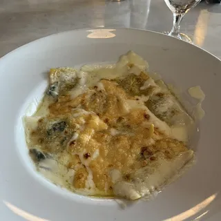 Short Ribs Agnolotti Gratin