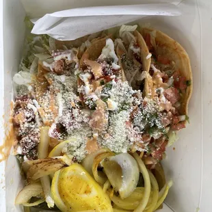 4-Potato tacos. Delicioso