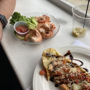 Steamed shrimp