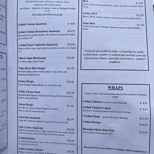 Lots of sandwiches