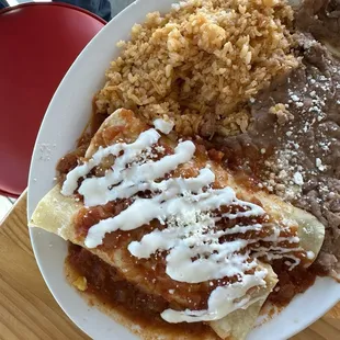 Enchiladas de huevo