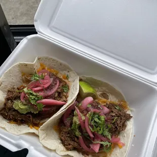 Beef Barbacoa Tacos