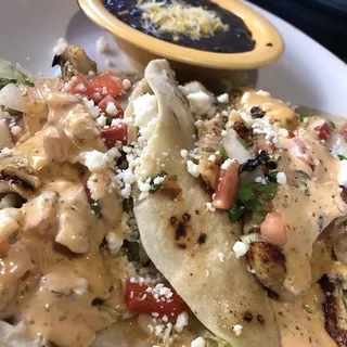 Cilantro Marinated Tilapia Taco