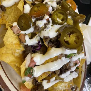 Carne Asada Baja Nachos