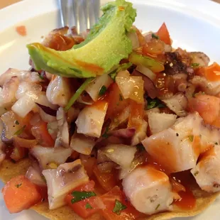 Tostadas De Ceviche Tropical