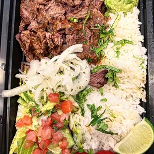 Carne Asada Plate.