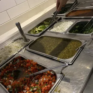 Salsa bar