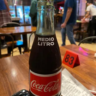 a bottle of coca cola