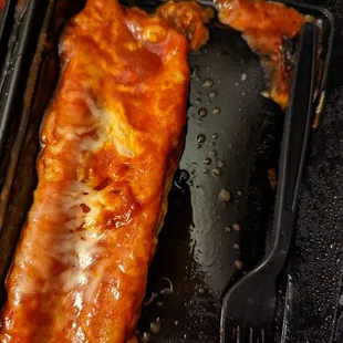 Red cheese enchilada