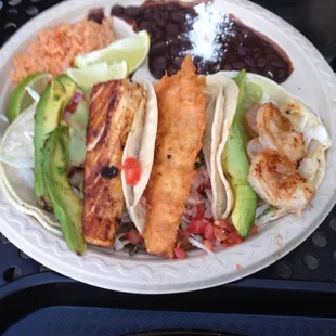Seafood Taco Plate