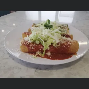 Cheese enchiladas